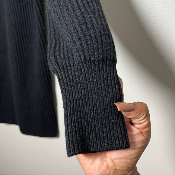 Intermix Women Sweater Dress Petite Small Wool Cashmere Scoop Neck Mini - Picture 6 of 8